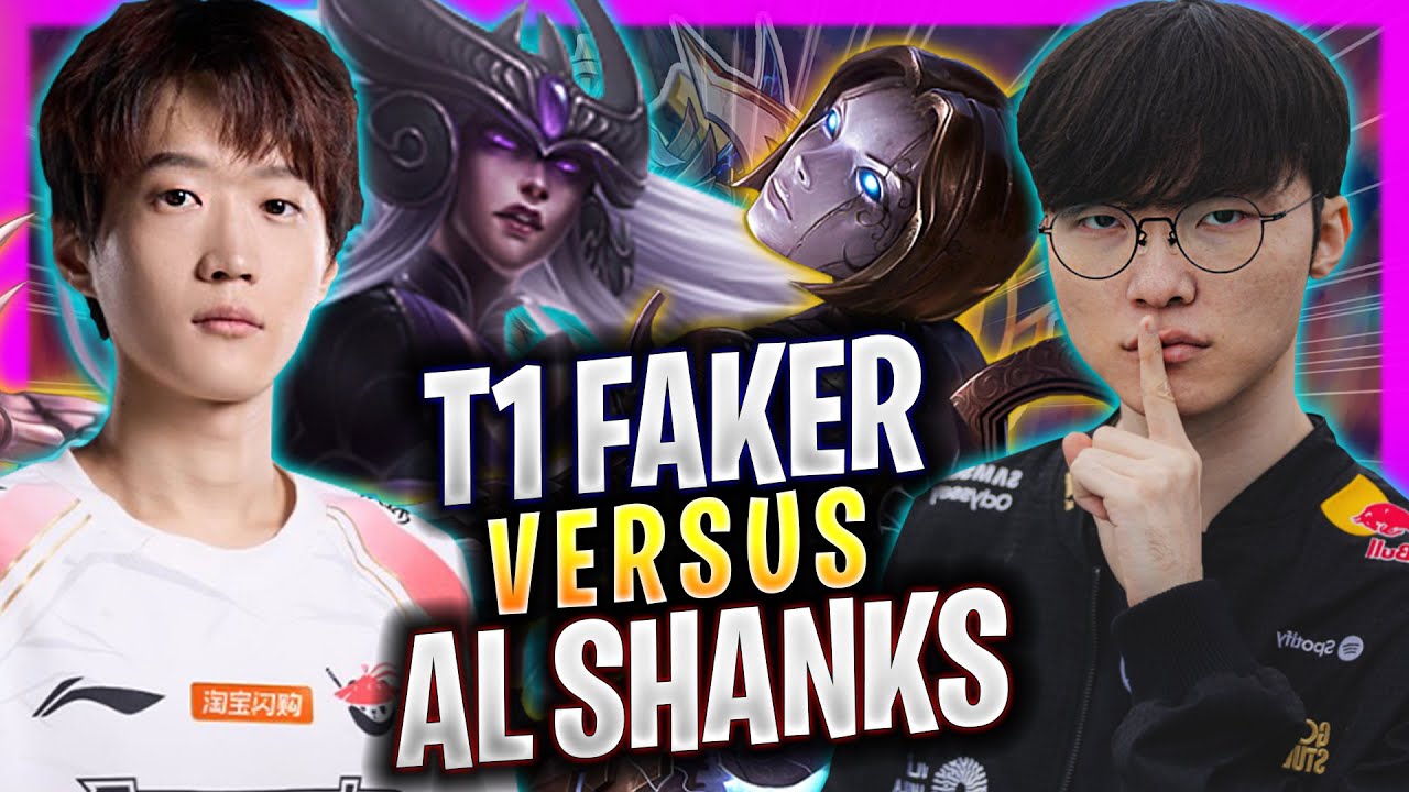 T1 FAKER vs AL SHANKS! - T1 Faker Plays Orianna MID vs AL Shanks Syndra!