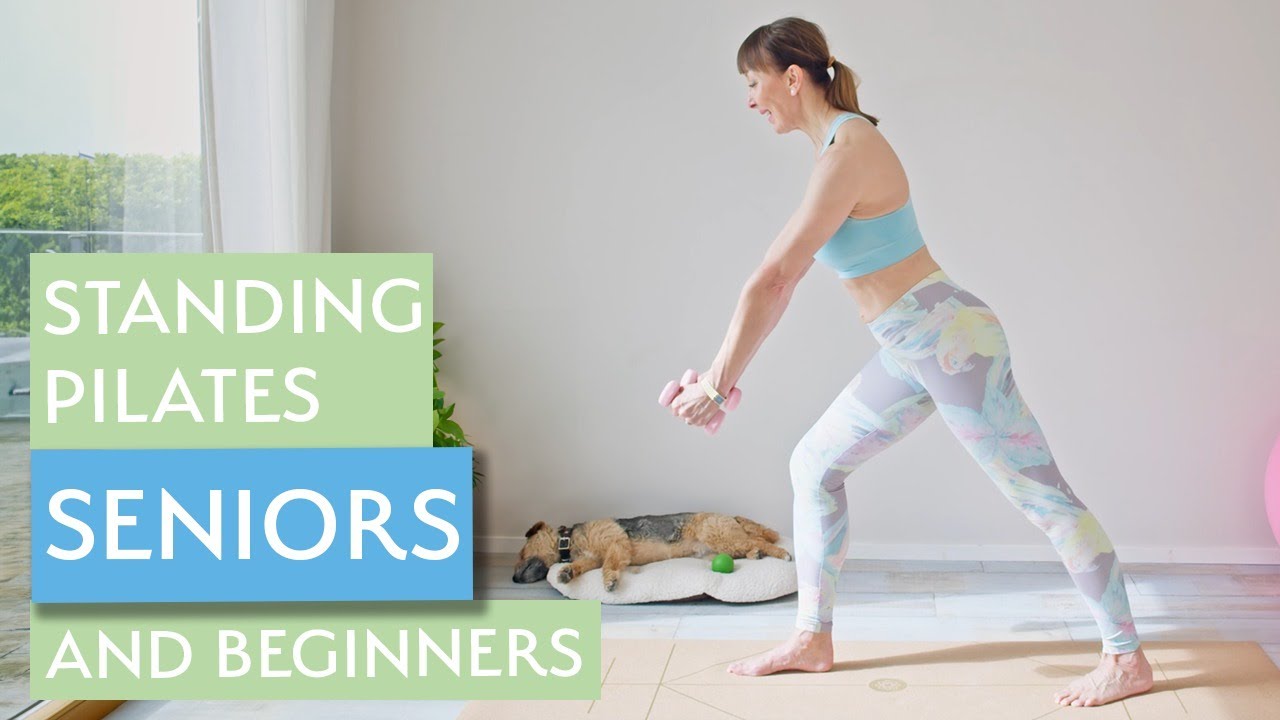 Standing Pilates with Weights for Seniors and Beginners | 10 Min Weights Workout