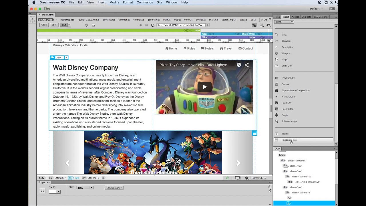 Bootstrap - adding horizontal rules