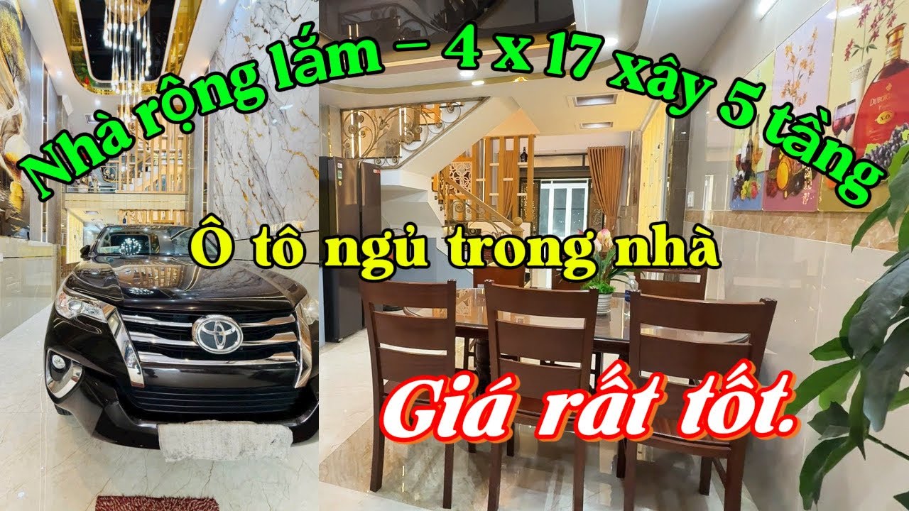Bán nhà Gò Vấp khu phố đẹp ô tô ngủ trong nhà. Có thang máy👍