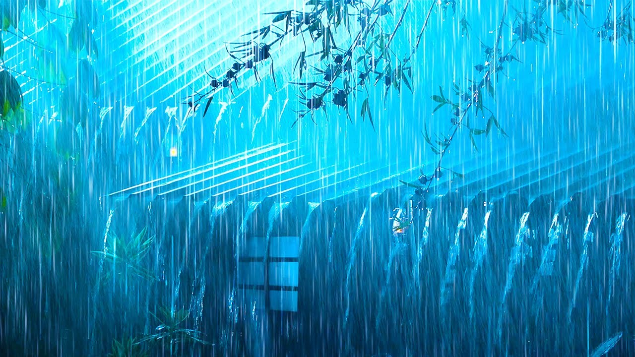 Overcome Insomnia to Sleep Deeply with Torrential Rain & Thunder Reverberating on a Tin Roof