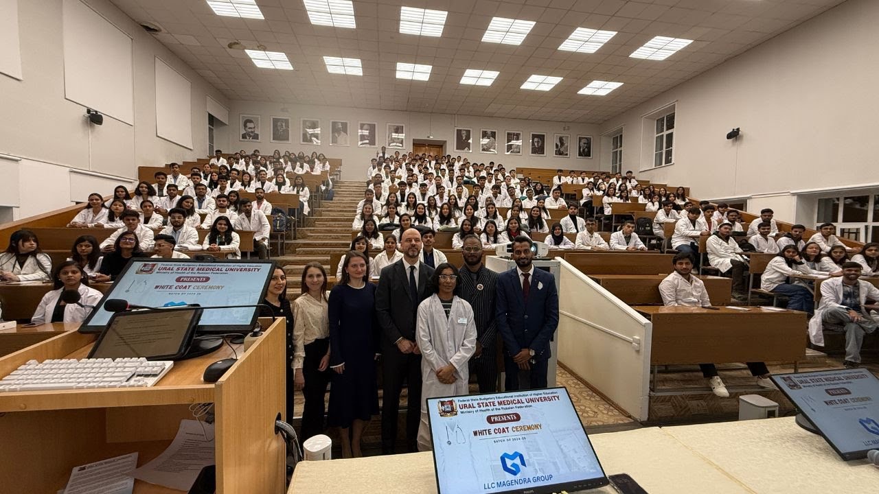URAL STATE MEDICAL UNIVERSITY , WHITE COAT CEREMONY 2024-25 | Full Video