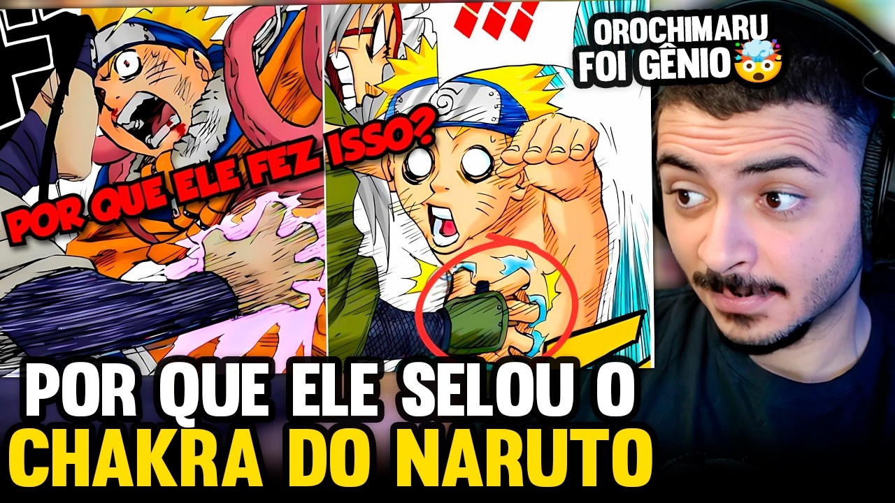 KAMUZ REAGE: O Motivo do Orochimaru ter SELADO o Naruto em Naruto Clássico