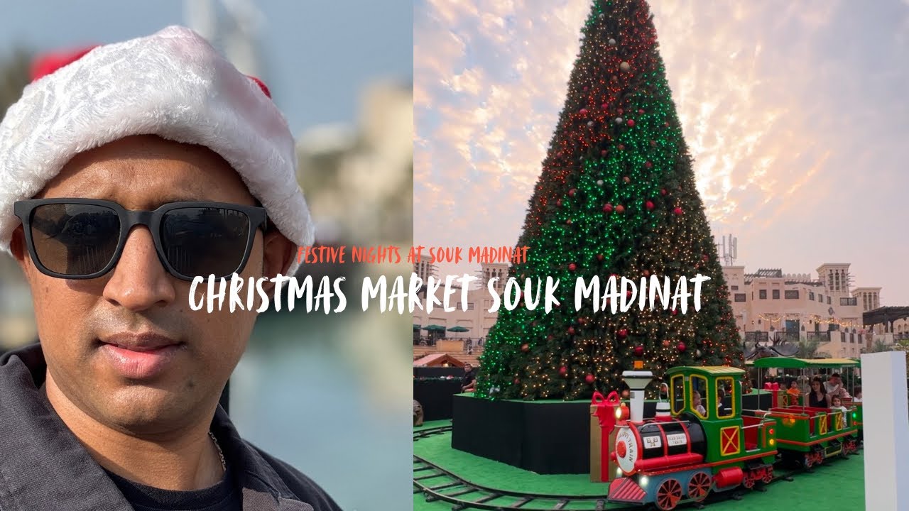 Christmas Market at Souk Madinat Jumeirah 🤶🌲DUBAI | LeoTarikVlogs 