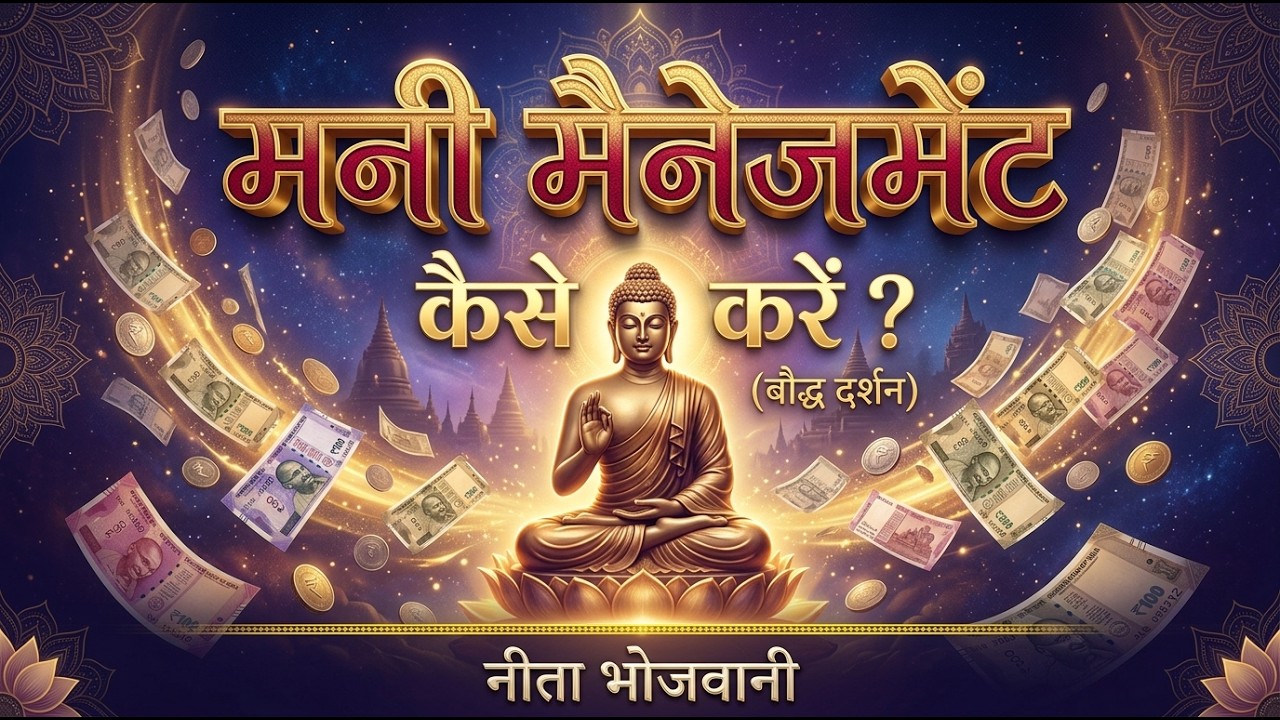 मनी मैनेजमेंट कैसे करें बौद्ध दर्शन | HOW TO MANAGE MONEY ~ BUDDHISM | NEETA BHOJWANI |