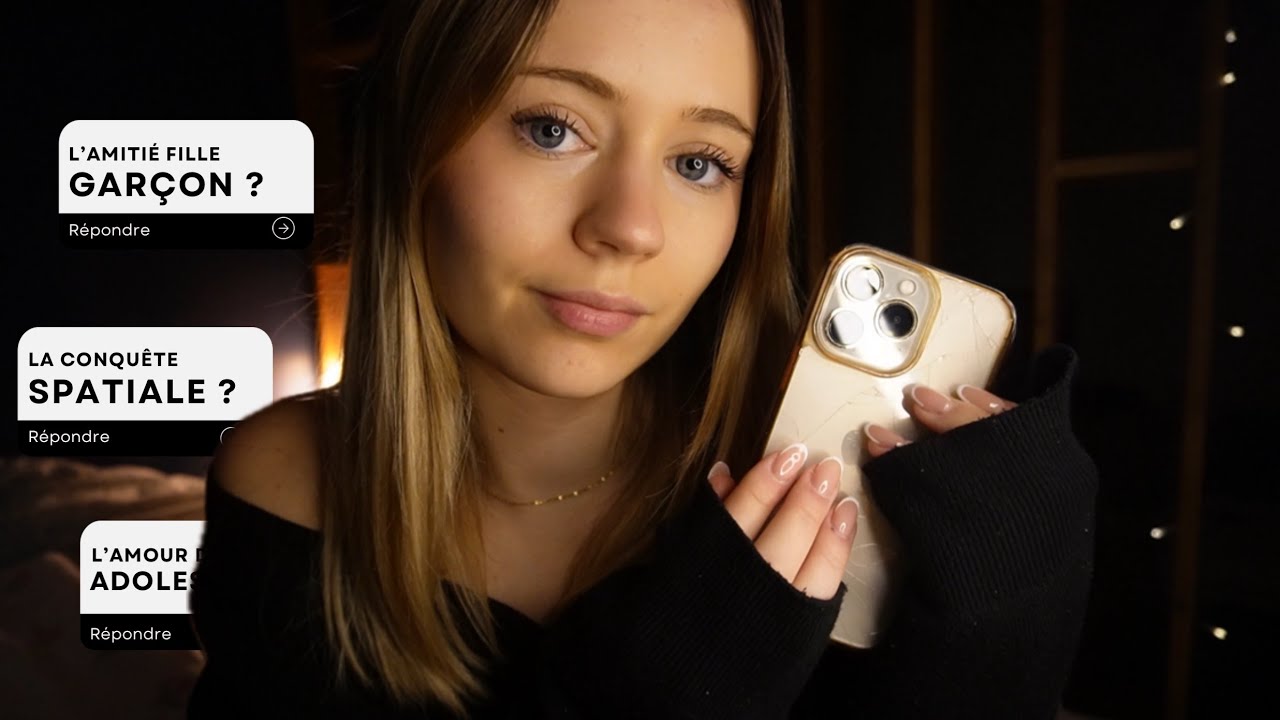 ASMR | qu’est ce que je pense de… ? ( je vous réponds )
