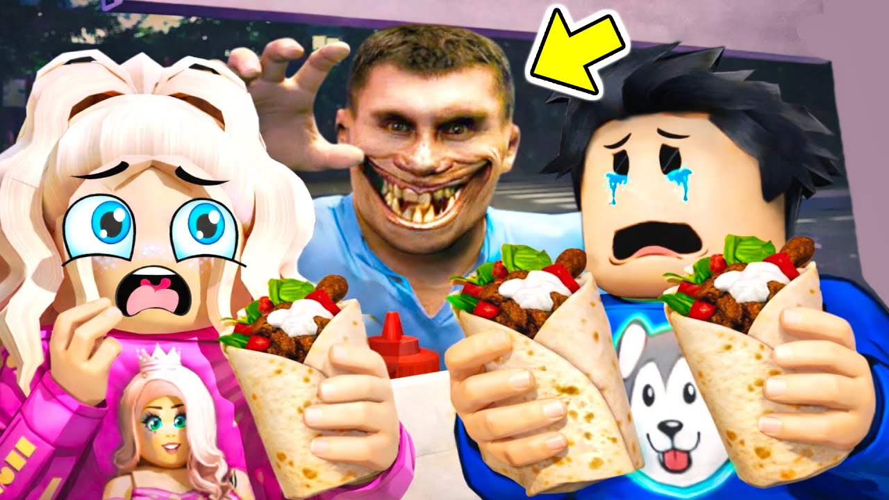 TROLLEZ tura de NOAPTE de la Shaormerie cu HUDINASUL...( Scary Shawarma KiosK )