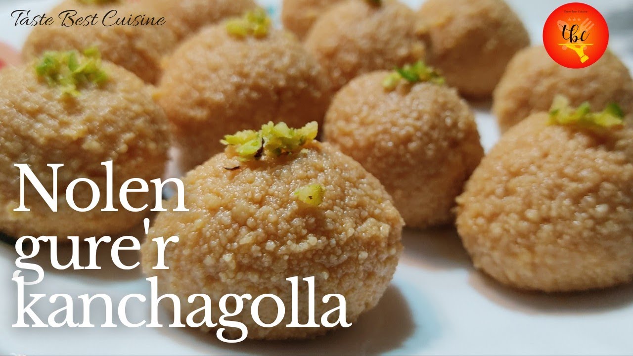 Nolen gurer kancha golla | নতুন গুড়/খেজুর গুড়ের কাঁচা গোল্লা | Easy Kachagolla Recipe |