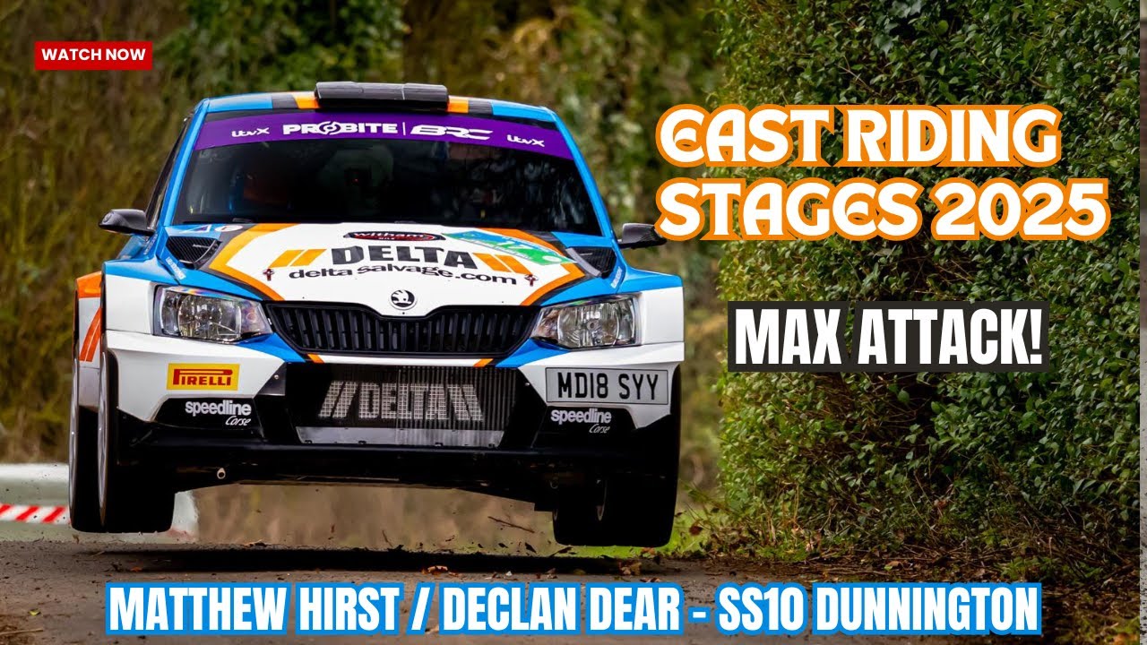 East Riding Stages Rally 2025 SS10 Dunnington 2 (11.25 km) Matthew Hirst Declan Dear