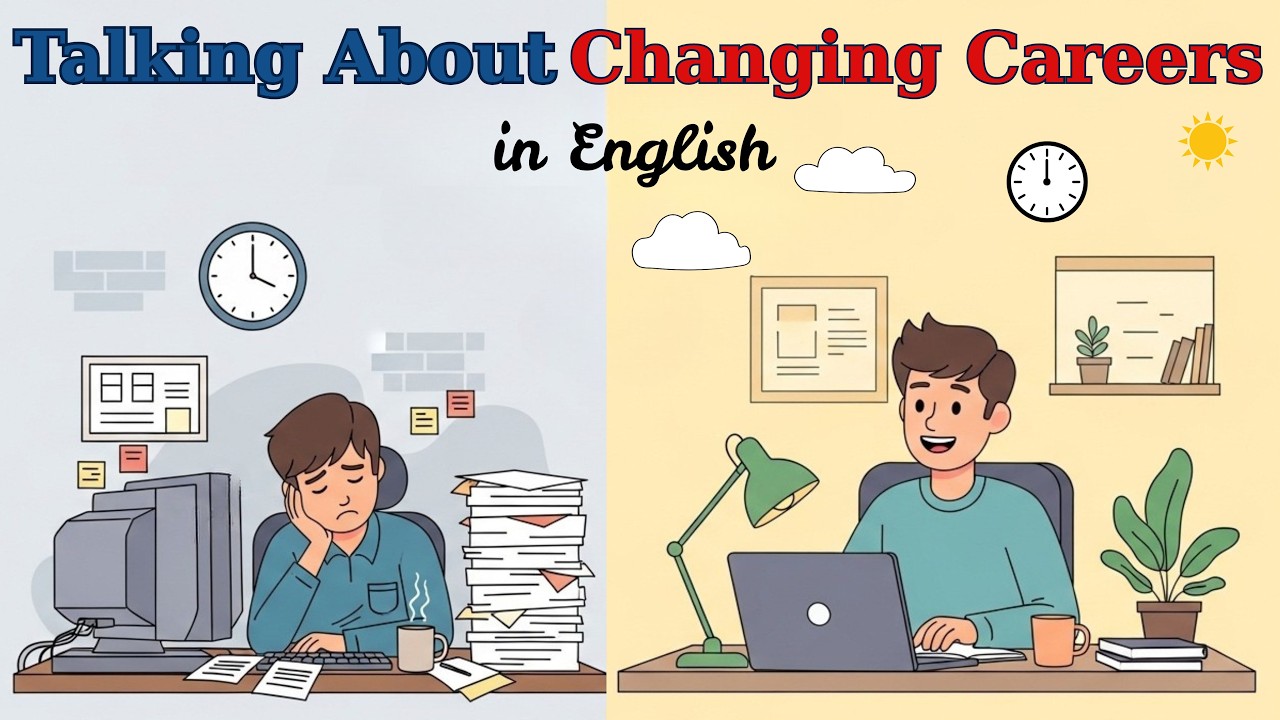 Talking About Changing Careers in English | Easy English Podcast for Intermediate Learners