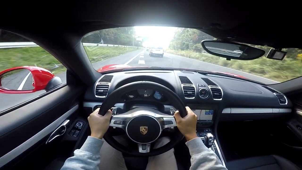 【高音質】ポルシェ 981 ケイマンSの排気音をワイヤレスマイクで録ってみた。#ポルシェ #Cayman #ExhaustSound