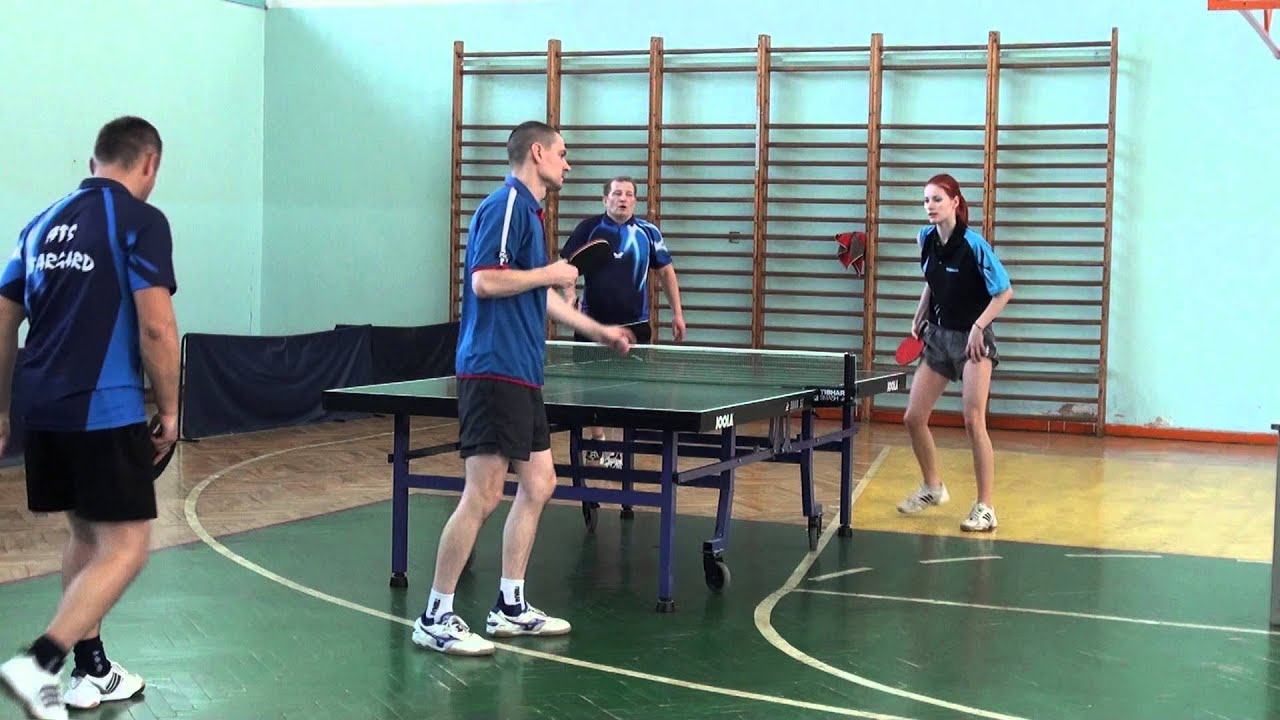 Tenis Stołowy - debel III liga ATS Stargard - LECH Czaplinek. 5.01.2013r.