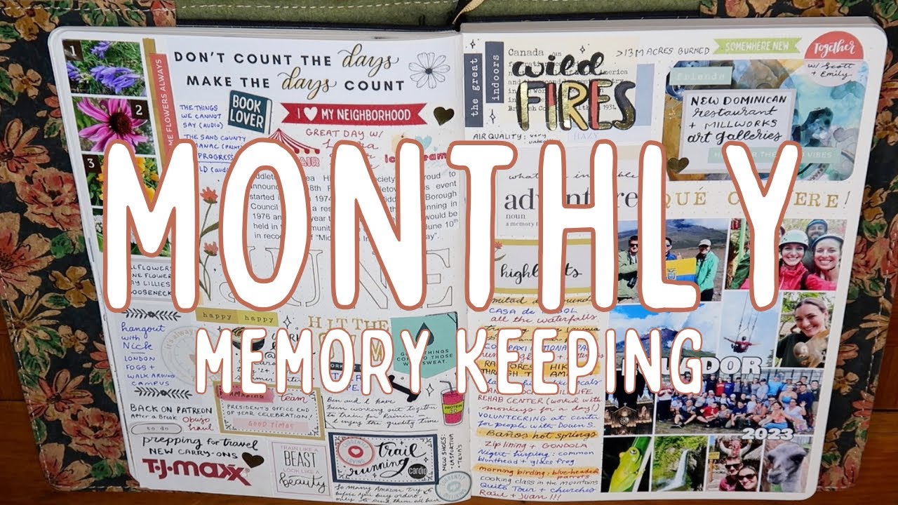 When I'm busy, I only journal once a month