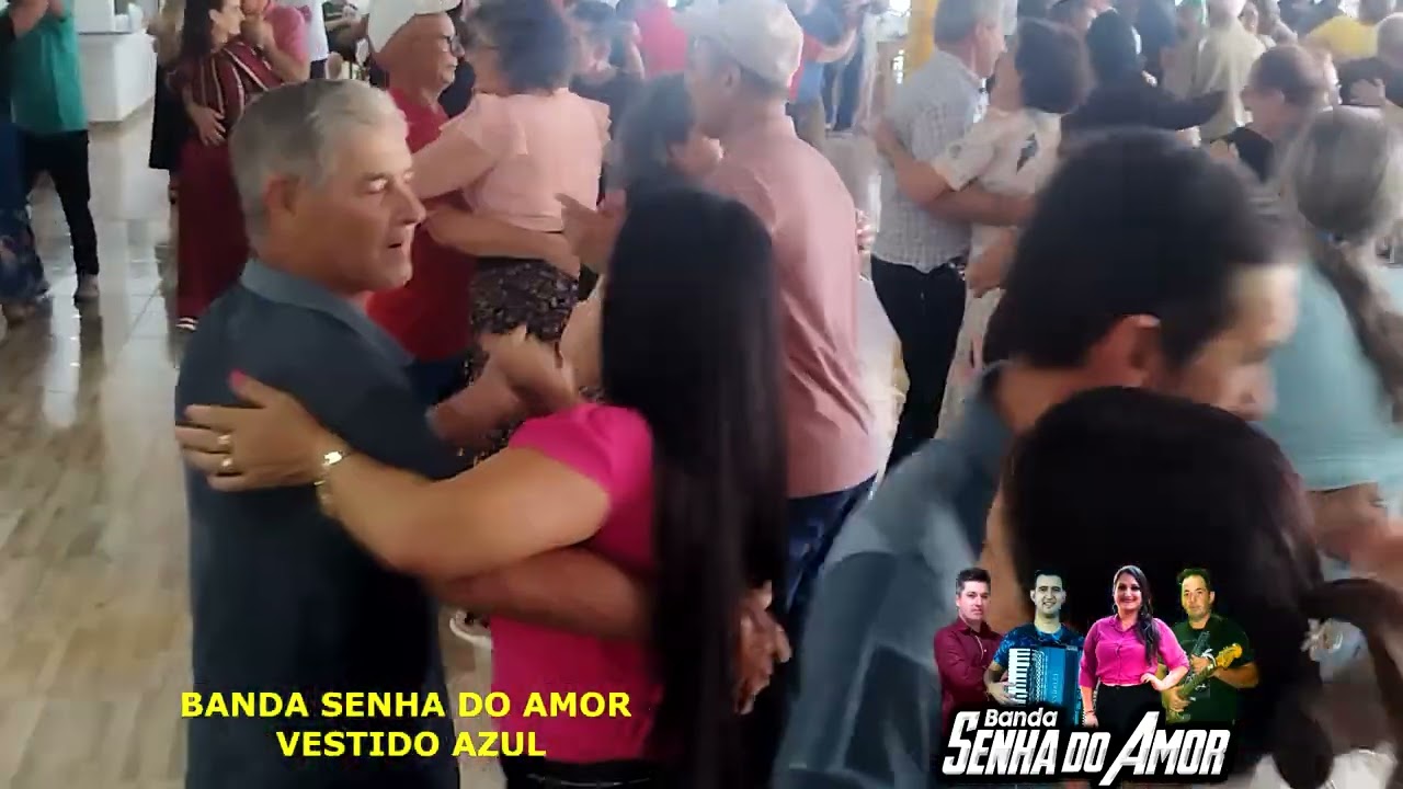 VESTIDO AZUL - ( MUSICAL SAN FRANCISCO ) BANDA SENHA DO AMOR