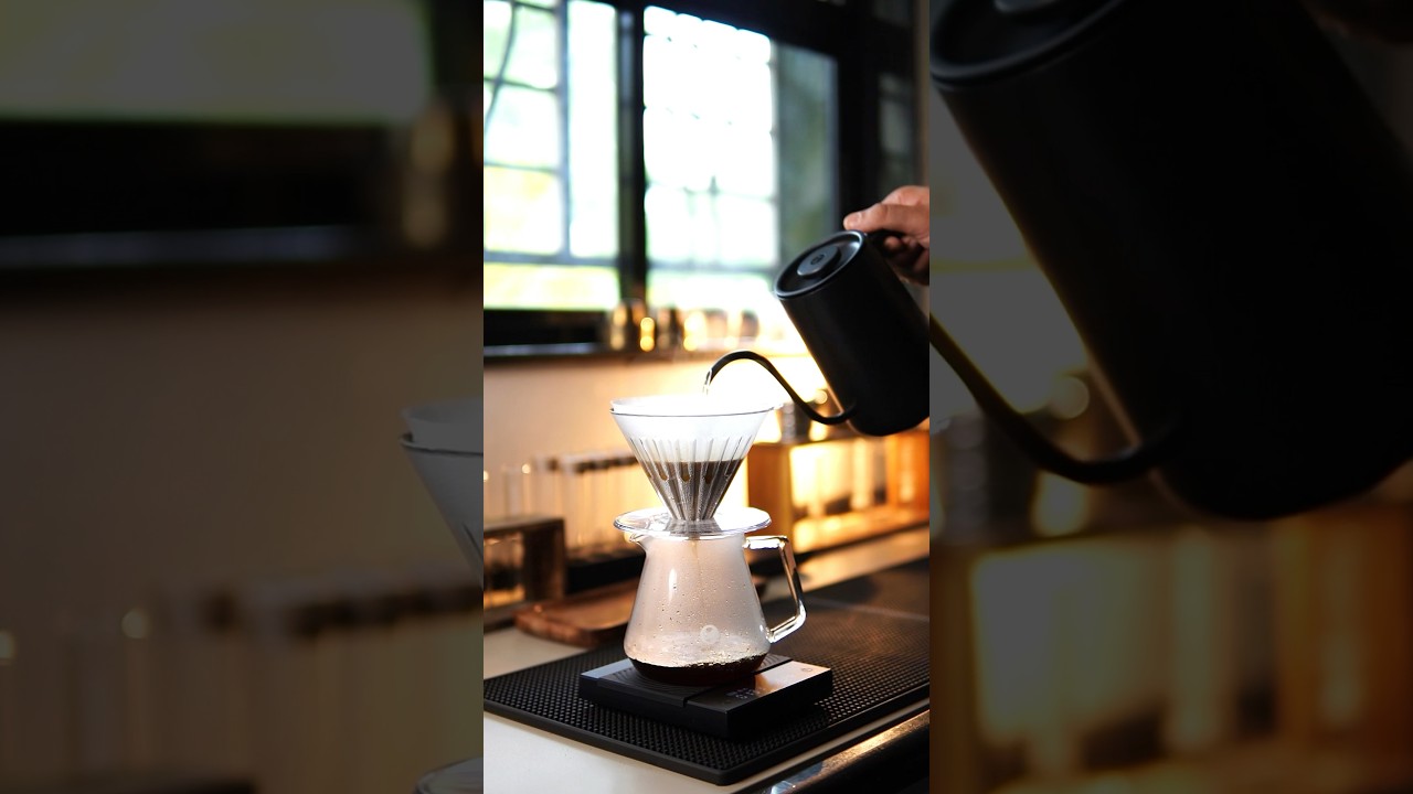 Brewing with the best coffee setup ever #coffeemaker #timemoreproducts #coffee