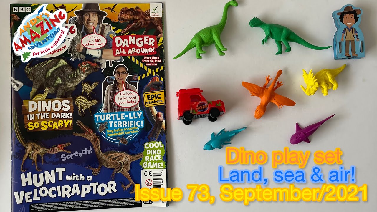 Andy’s Amazing Adventures magazine 🦕🦖 issue 73