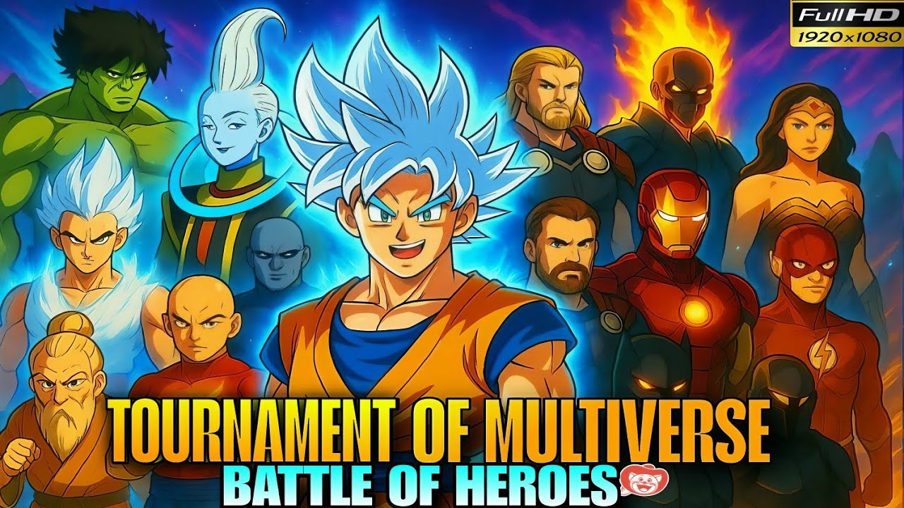 Tournament of Heroes Battle in Hindi😱🔥#viralvideo #dragonball #dragonballsuper 