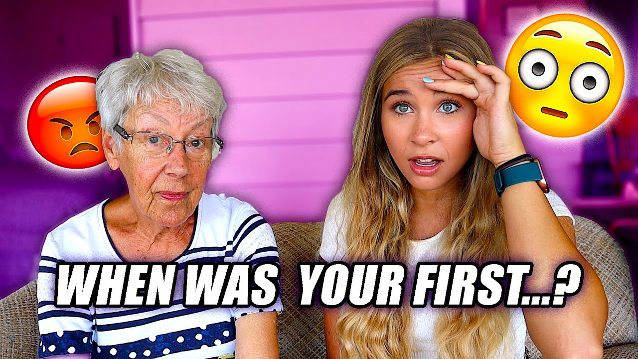ASKING MY GRANDMA AWKWARD QUESTIONS (she got mad)