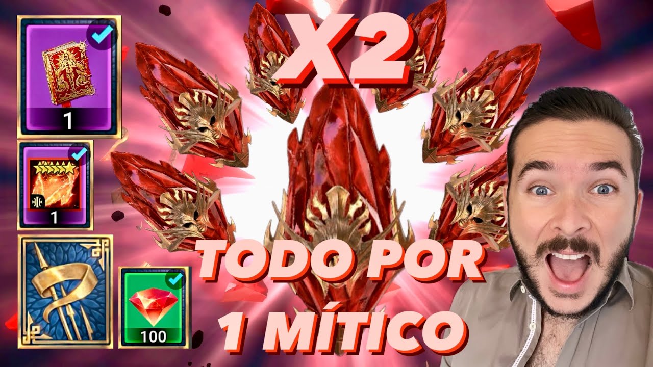 INVOCACIONES, ¡OTRO CAMPEÓN MÍTICO! en X2 de PRIMORDIALES y MAZO DEL DESTINO - RAID: Shadow Legends