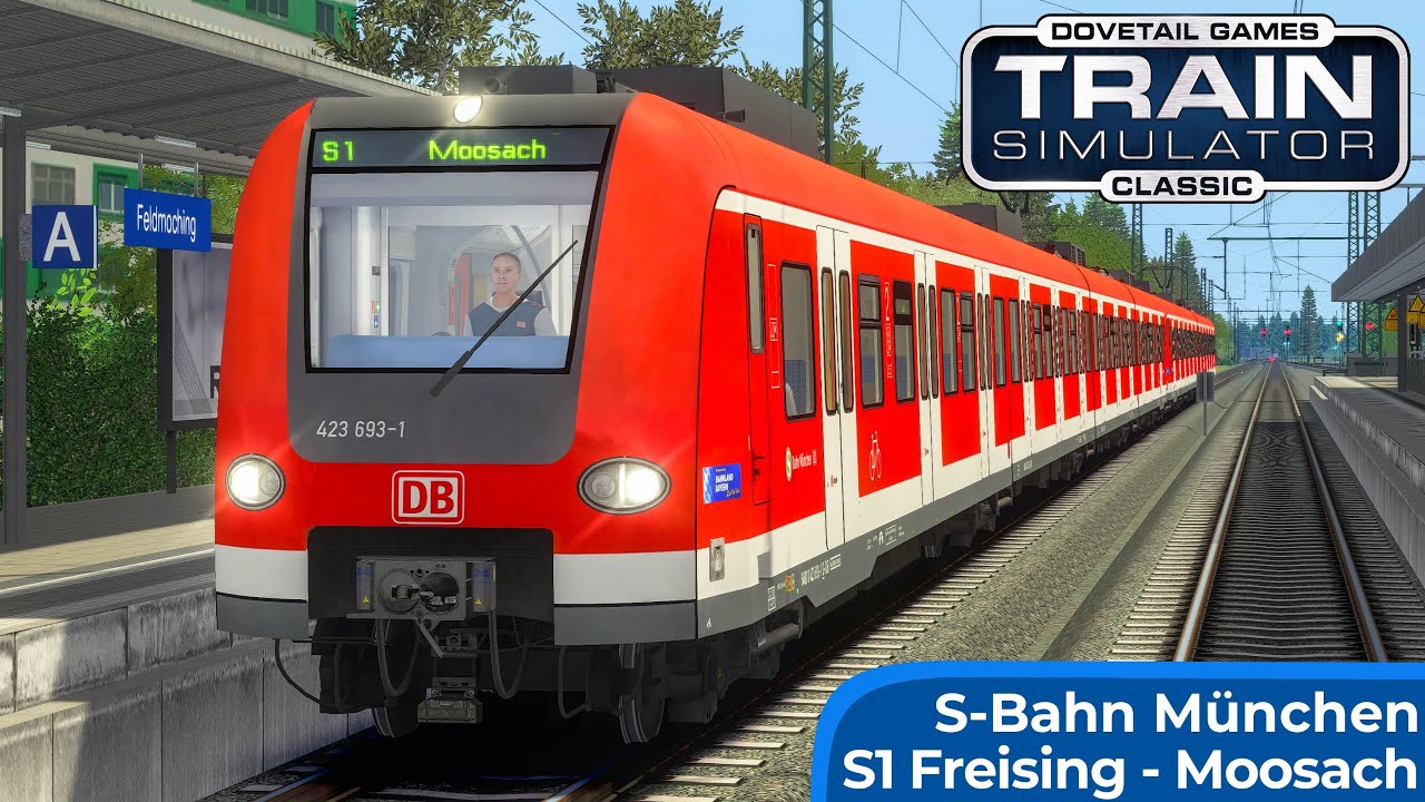 S-Bahn München - BR 423 | TRAIN SIMULATOR CLASSIC | Mit der S1 von Freising nach München Moosach