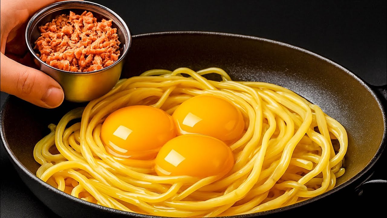 Diese einfache Pasta mit Thunfisch & Eiern – so lecker, dass du sie jeden Tag kochen willst!