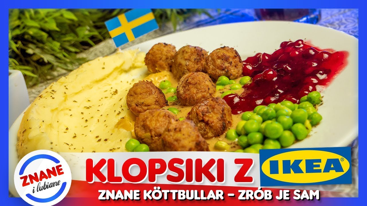 KLOPSY Z IKEA - szwedzki przysmak znany jako KOTTBULLAR - DOMOWY PRZEPIS