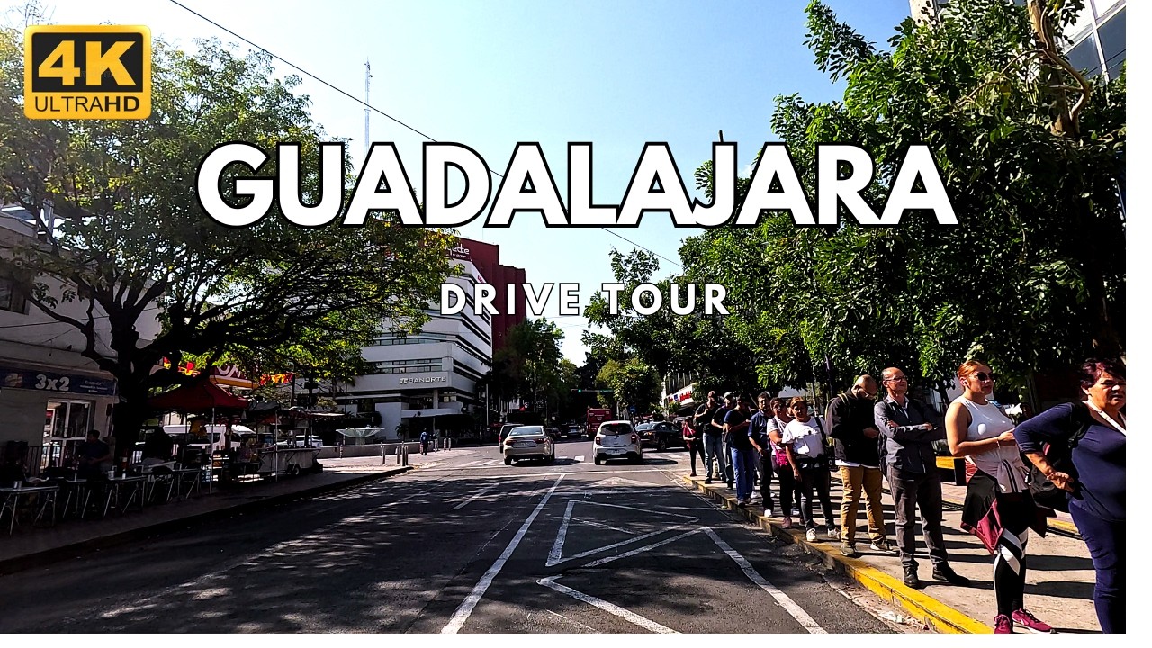 Guadalajara 4K | Scenic Drive | Sunset