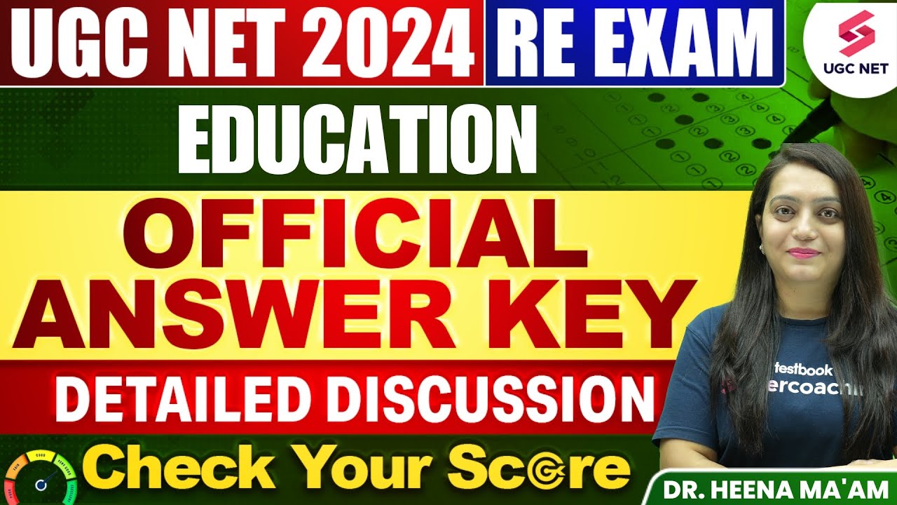 UGC NET Education Answer Key Discussion | UGC NET RE Exam Answer Key 2024 | UGC NET | Dr. Heena Mam