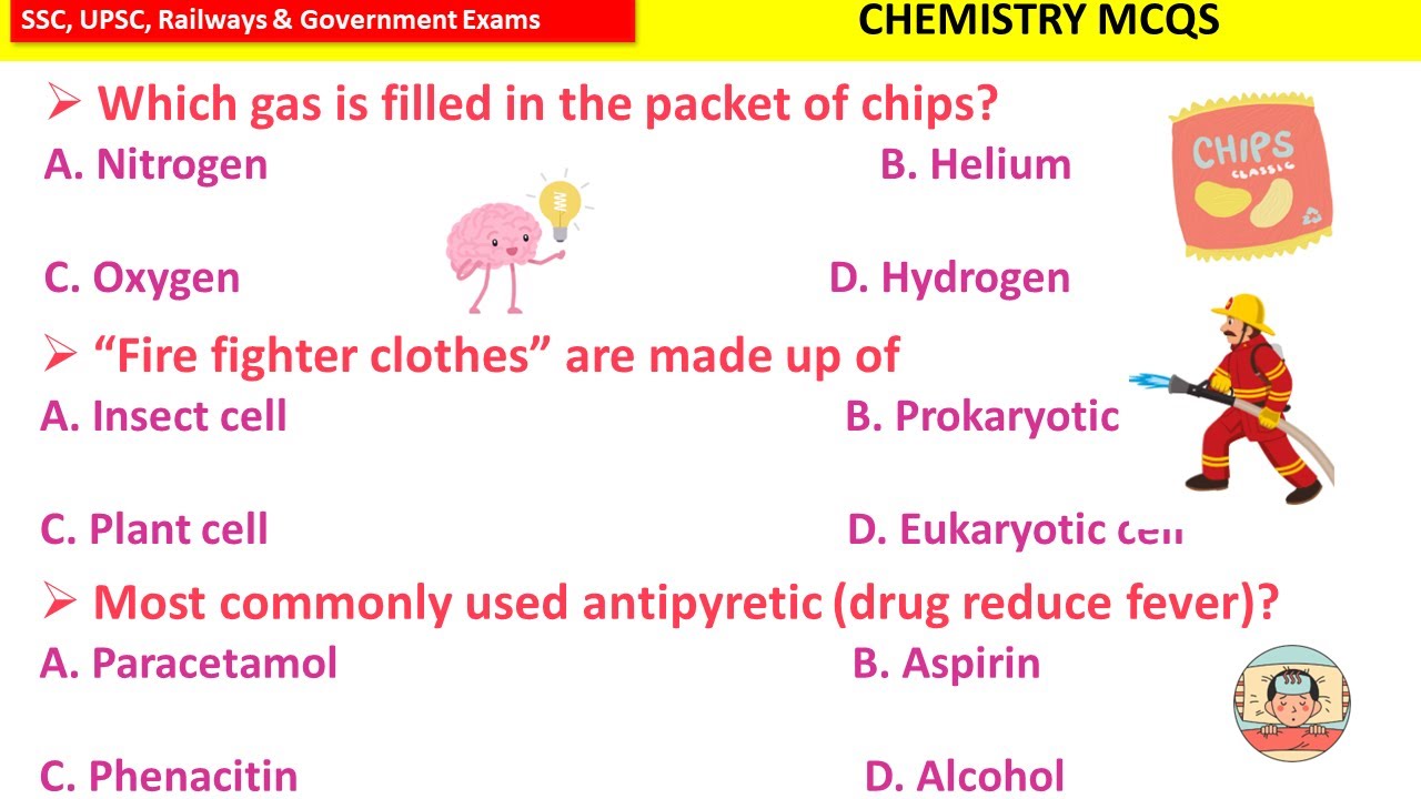 Chemistry MCQs | Chemistry Important Questions and Answers | Chemistry Quiz | Science Quiz