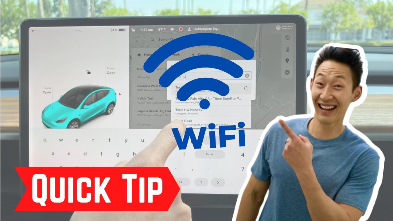Как подключить Tesla к Wi-Fi (и использовать мобильный телефон в качестве точки доступа)