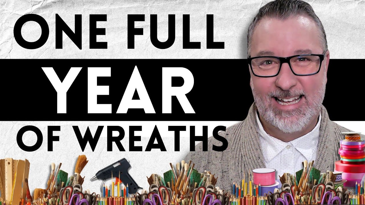 One Full Year of Wreaths 2025 - 12 Wreath Tutorials Compilation - #wreath @DavesWreaths