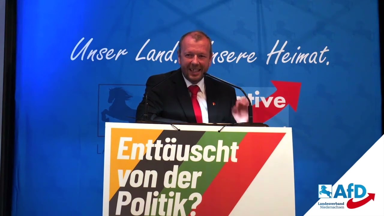 AfD Niedersachsen Wahlkampfauftakt -  Stefan Marzischewski-Drewes