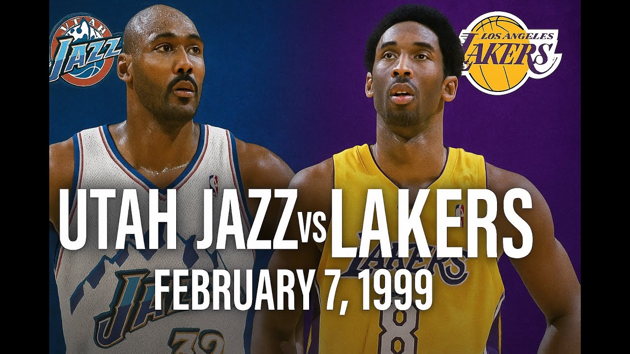 02/07/1999 Utah Jazz vs. Los Angeles Lakers Kobe Bryant Full game