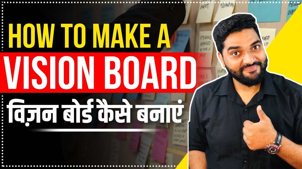 How To Make A VISION / DREAM BOARD To Manifest Your Dreams in Hindi | Live Book Workshop Amit Kumarr