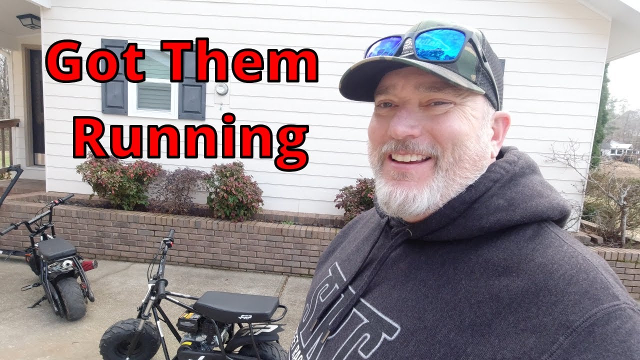 Having Fun On The Mini Bikes