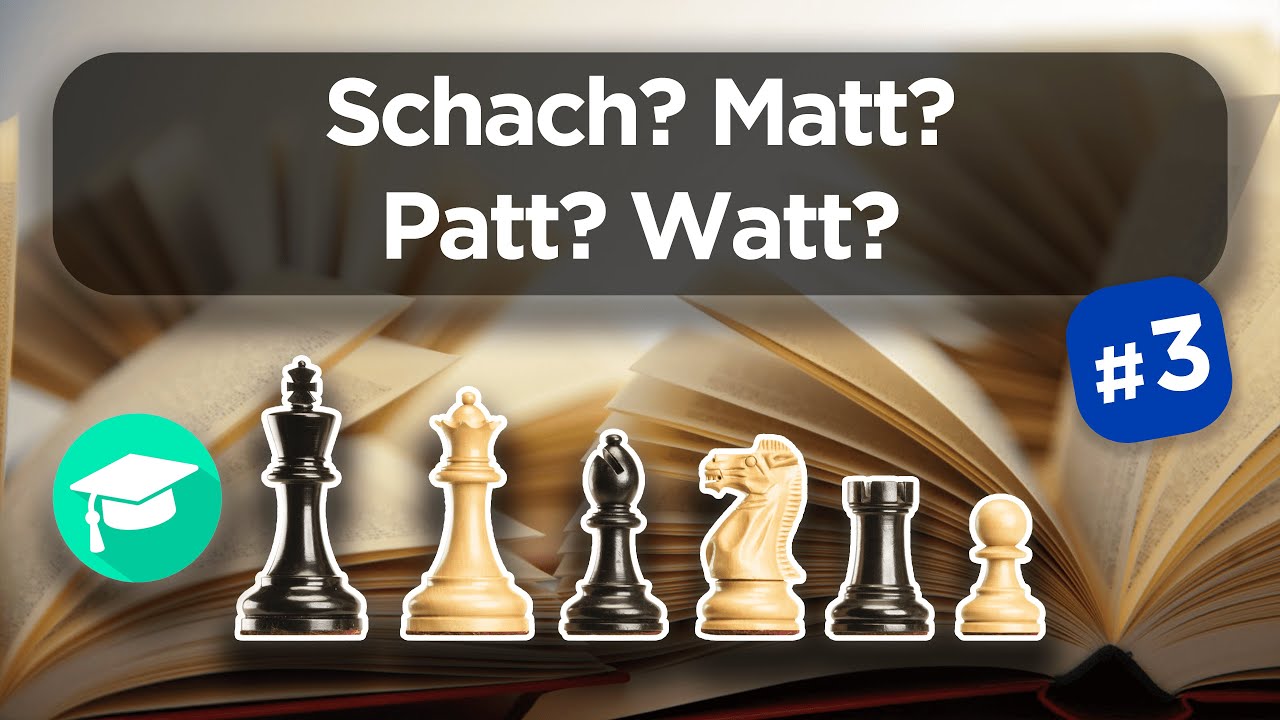♔ Schach? Matt? Patt? 🧱 Schachbegriffe und Regeln erklärt📚