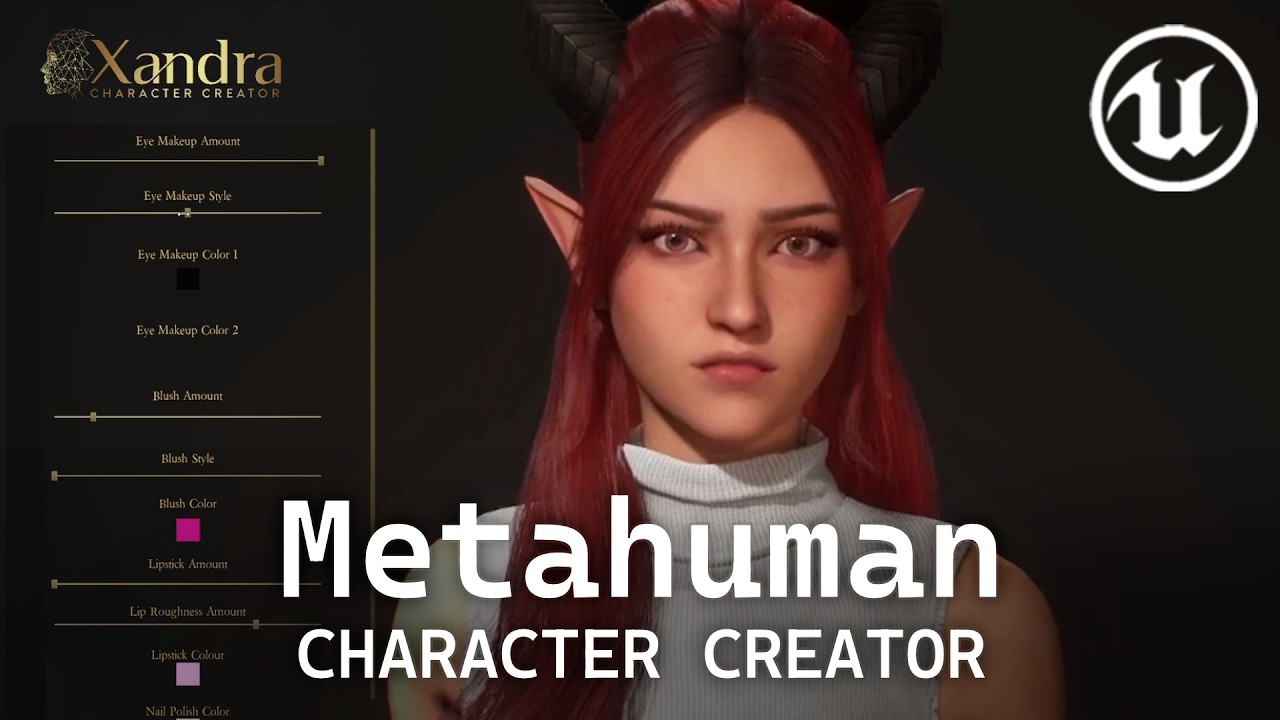 Using Metahumans in Xandra Character Creator | Unreal Engine tutorial