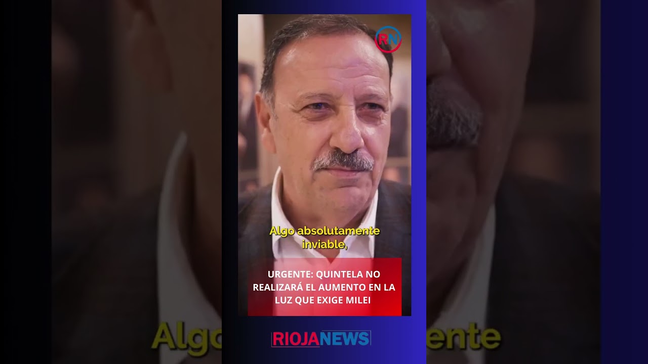 URGENTE | QUINTELA NO REALIZAR&Aacute; EL AUMENTO EN LA LUZ QUE EXIGE MILEI