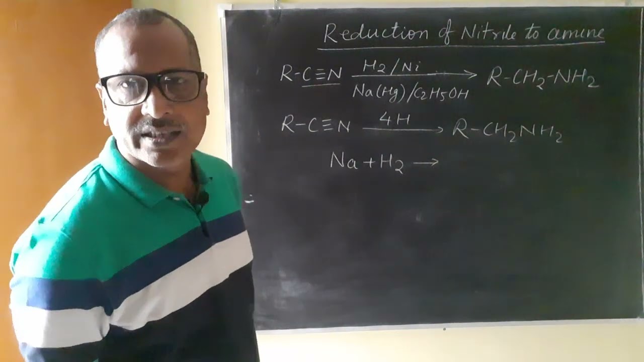 Reduction of Nitrile, Mechanism