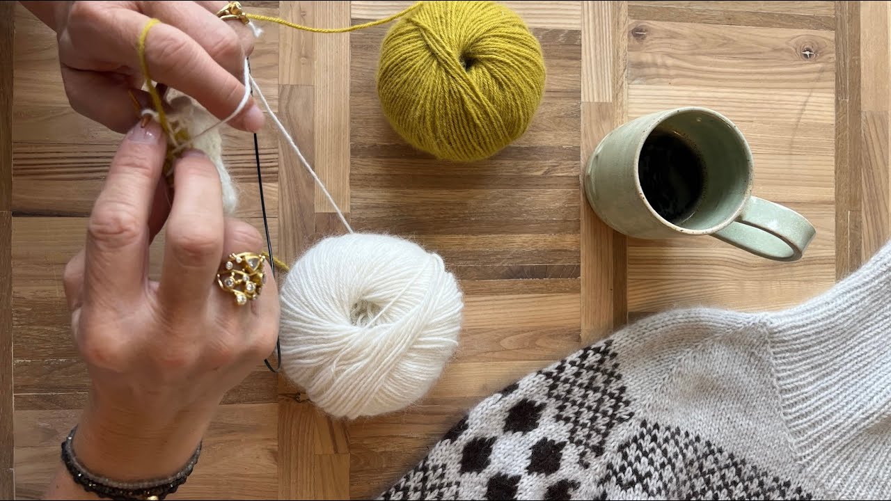 Flerfarvestrik, strik med dominans / Knitting with multiple colors