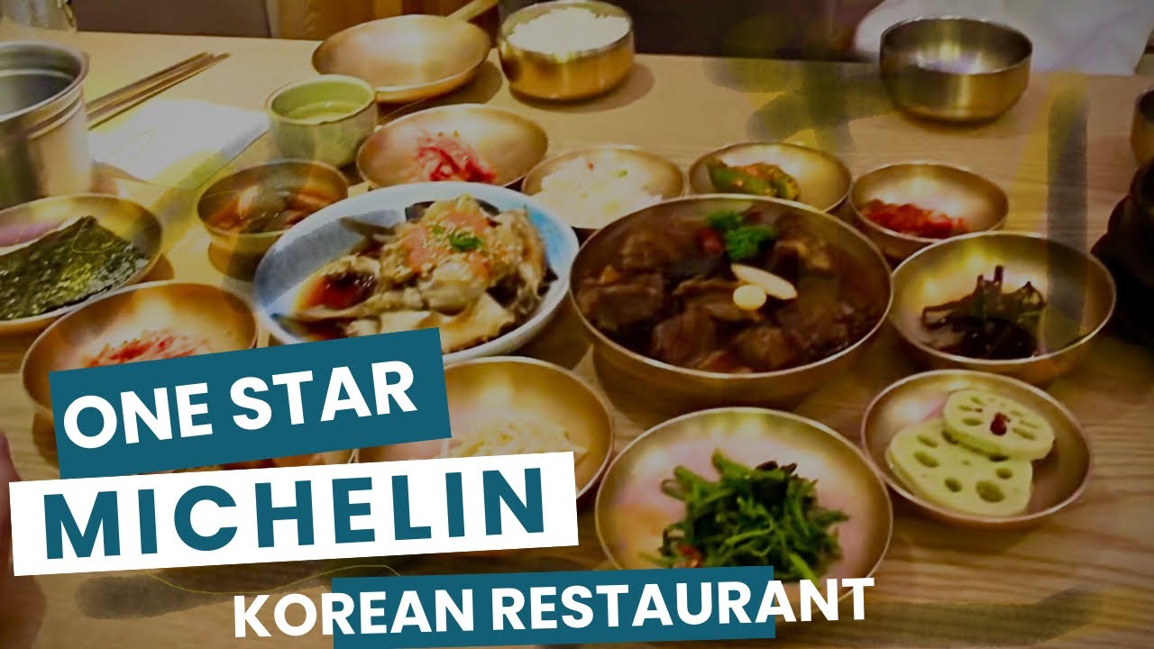 One Star Michelin Korean Restaurant. #seoul #koreanfood #큰기와집