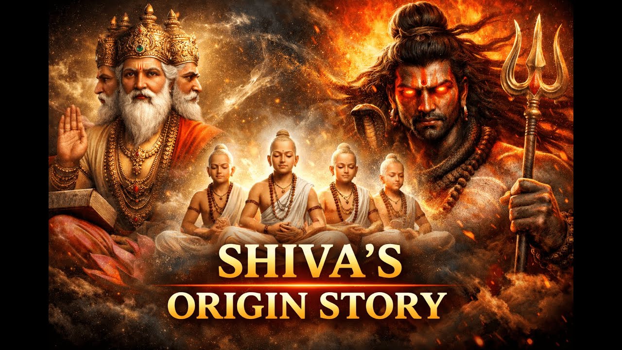 How Shiva Was Born | The Origin of Rudra | Hindu Creation Story