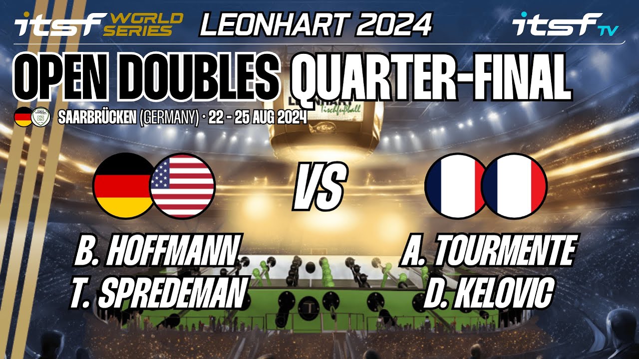 Hoffmann/Spredeman vs Tourmente/Kelovic - Open Doubles - Quarter-Final - ITSF WS Leonhart 2024