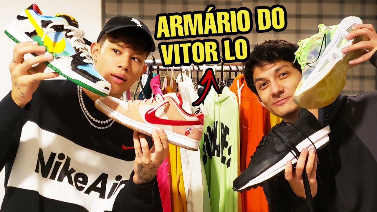 ABRINDO O ARMÁRIO DO VITOR LO - ELE DEU UMA PEÇA PRA SORTEAR (@Banheiristas)