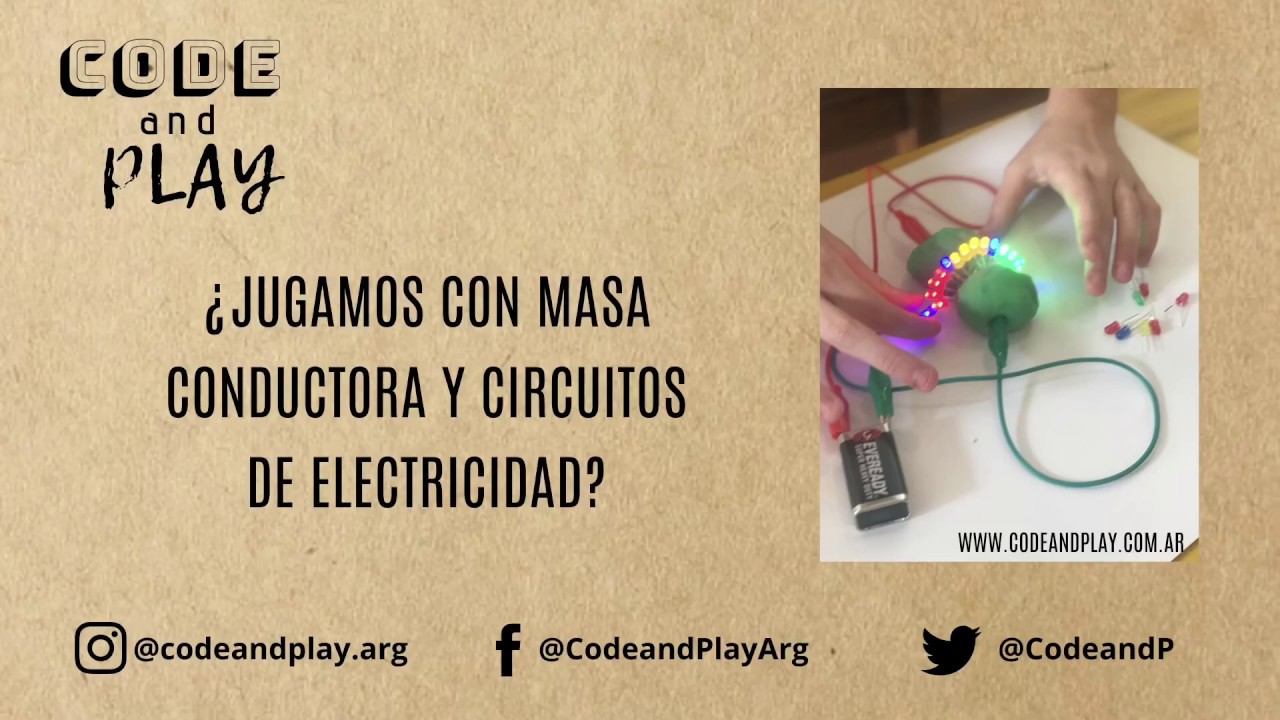 ¿Cómo hacer masa conductora de electricidad y crear circuitos simples?