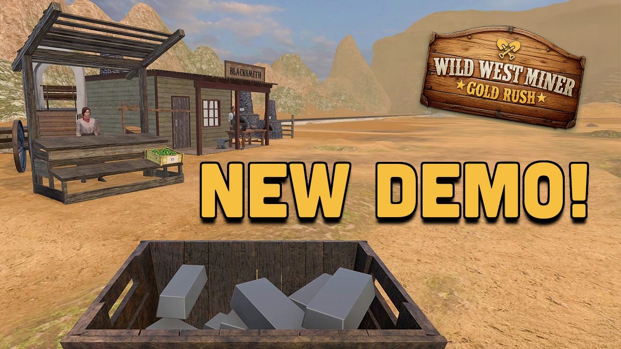 Wild West Miner Simulator - Demo - Gold Fever Reliever!