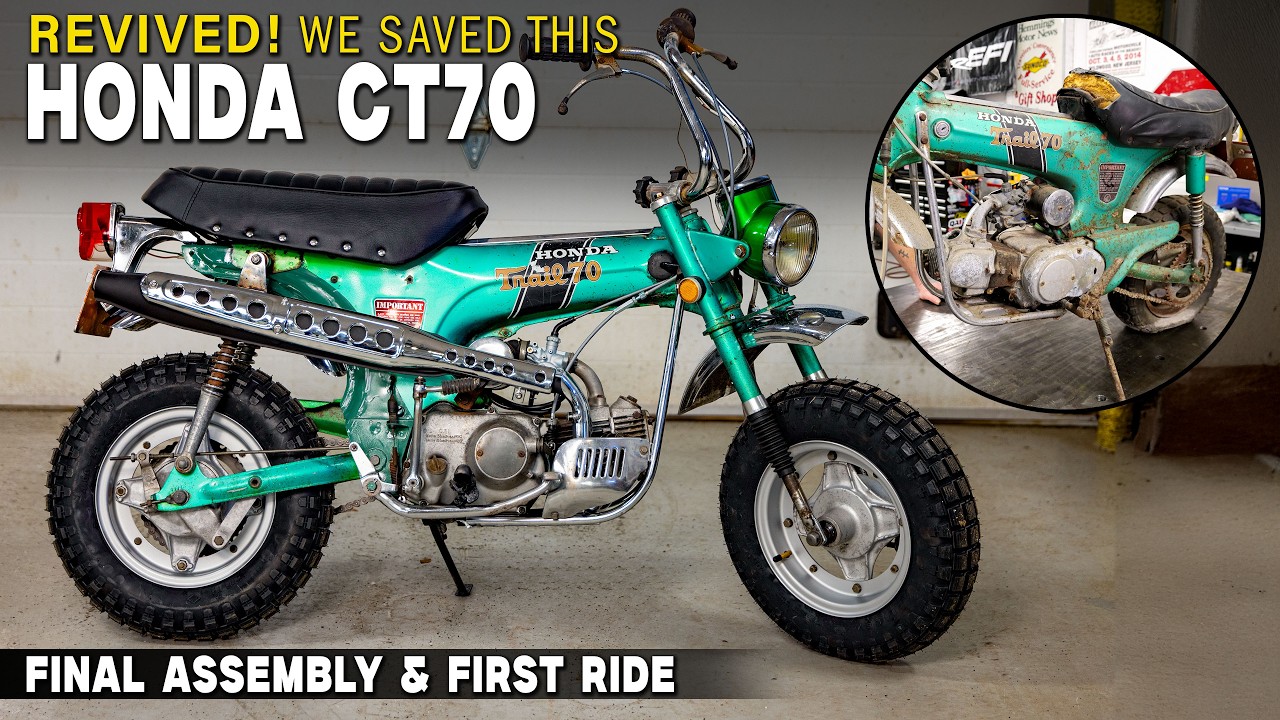 Мы восстановили прогнившую Honda CT70 &mdash; она вообще заведётся?