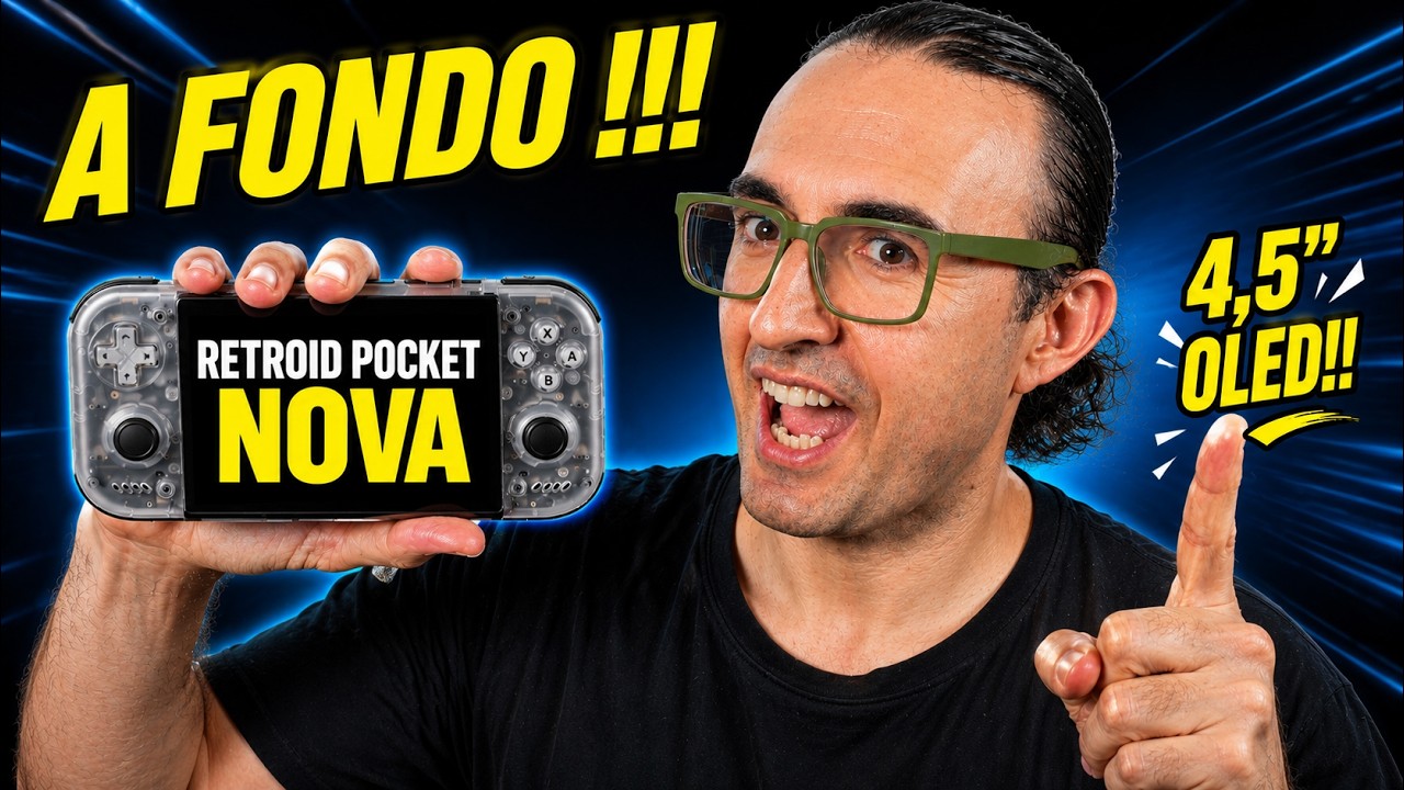 RETROID POCKET NOVA una consola PODEROSA con pantalla 4:3 OLED