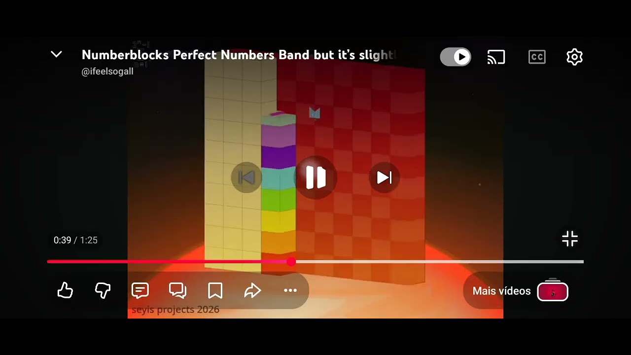 Numberblocks integer limits perfect numbers Band