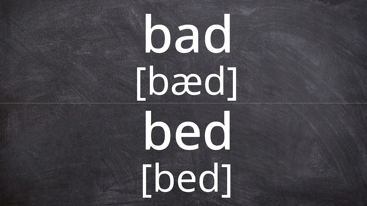 BAD vs BED   Pronunciation in American English